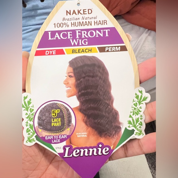 Brazilian Natural 100% Human Lace Front Wig - Picture 4 of 14